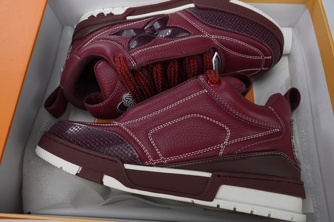 Louis Vuitton LV SK8 Burgundy Skate Wine
