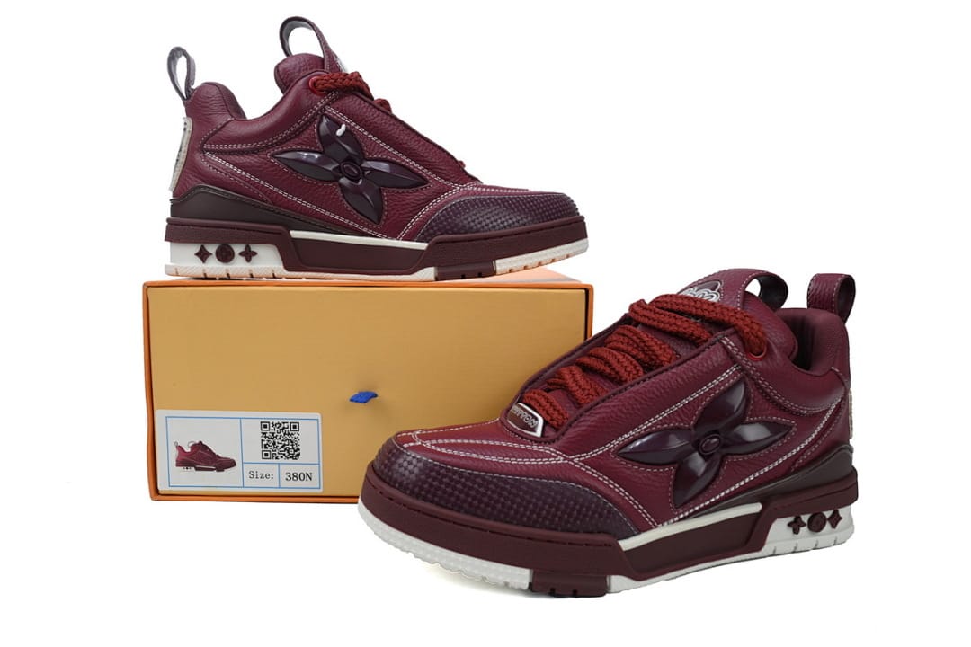 Louis Vuitton LV SK8 Burgundy Skate Wine