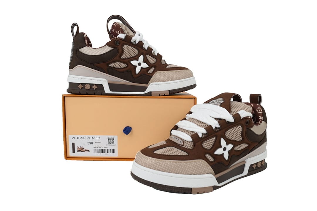 Louis Vuitton LV SK8 Brown White