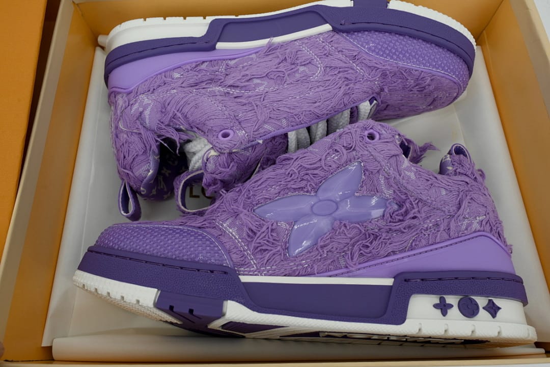 Louis Vuitton LV SK8 Purple Plum Blossom Drilling