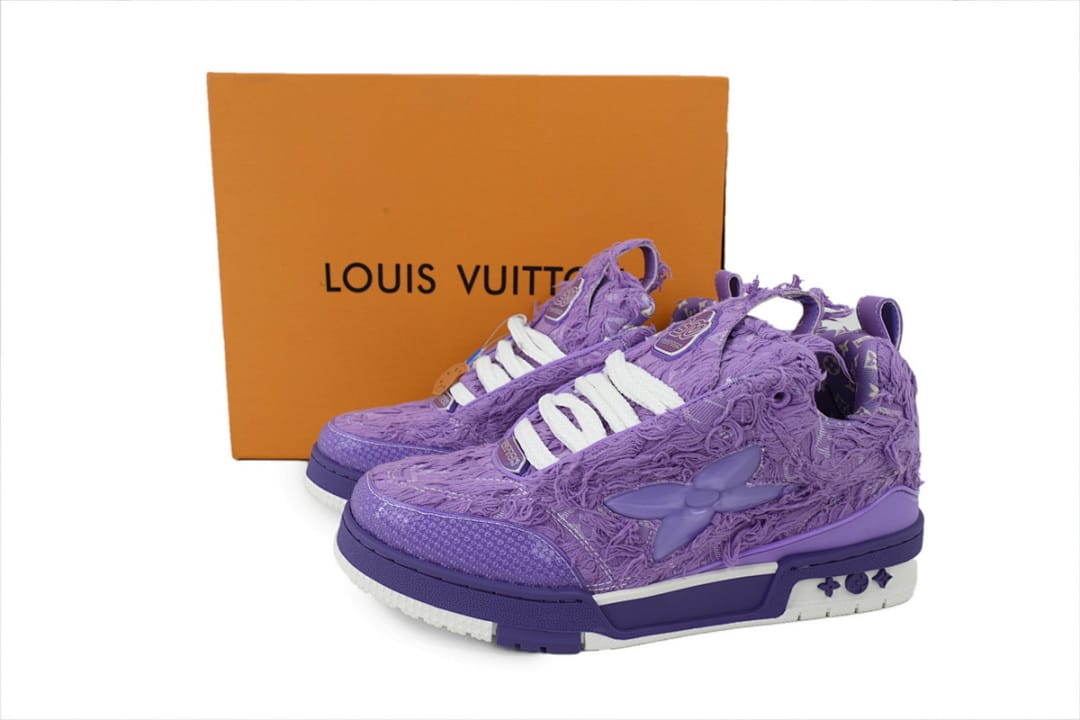 Louis Vuitton LV SK8 Purple Plum Blossom Drilling