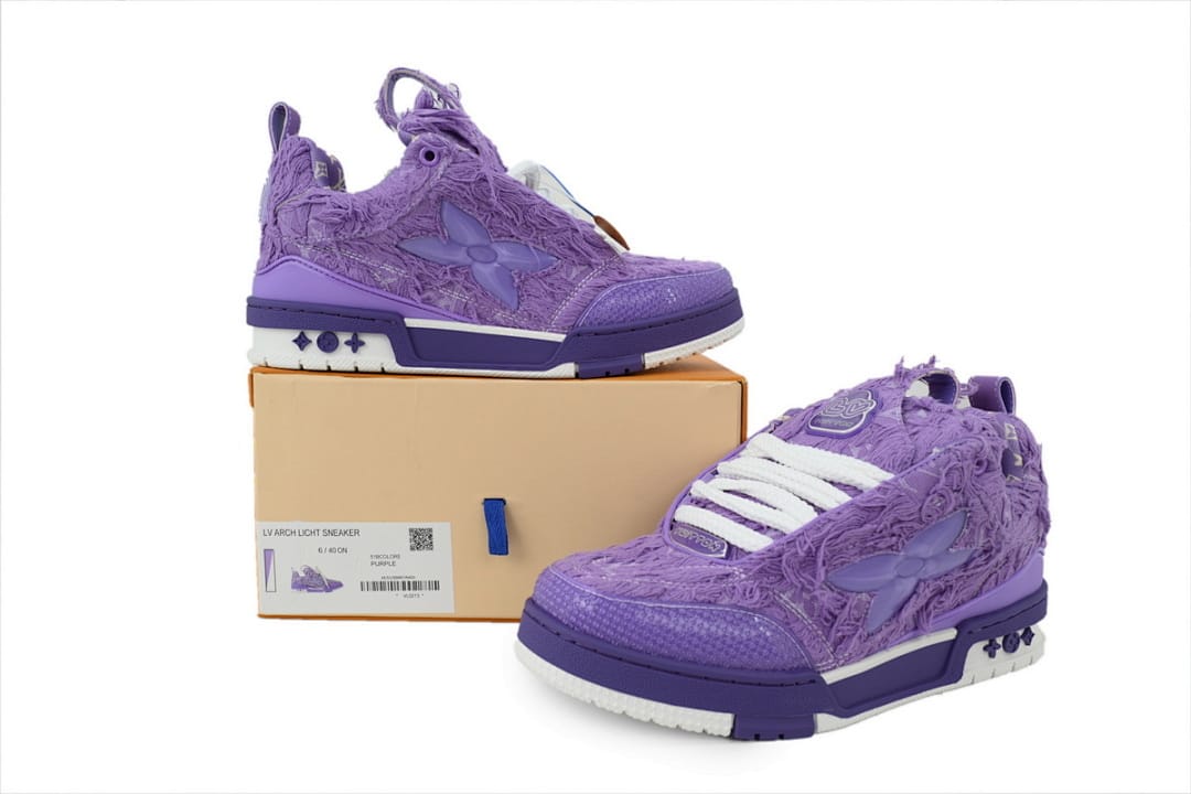 Louis Vuitton LV SK8 Purple Plum Blossom Drilling
