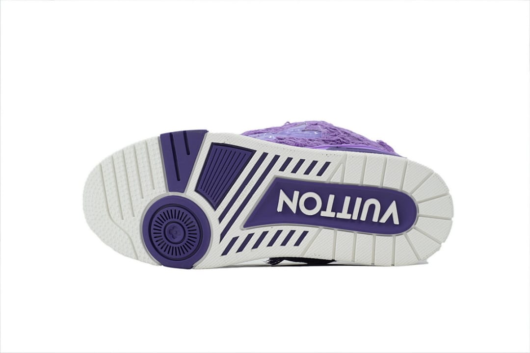 Louis Vuitton LV SK8 Purple Plum Blossom Drilling