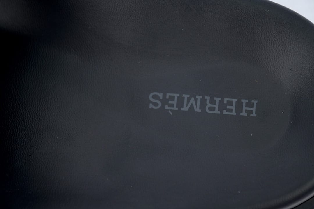 Hermes Slipper Strap Slippers Black