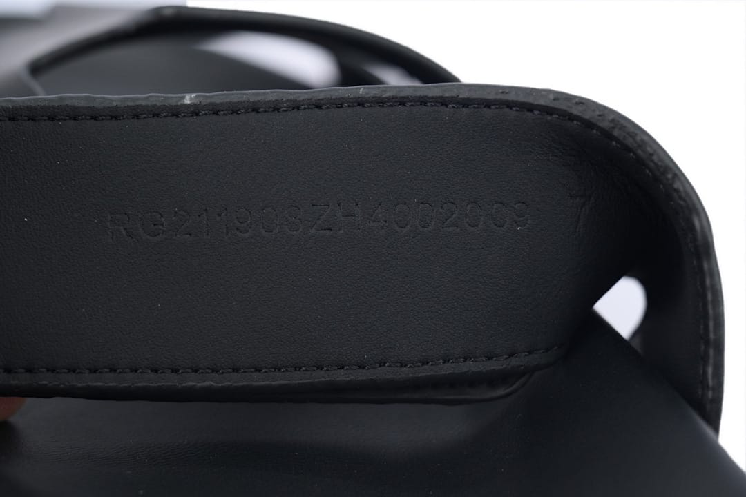 Hermes Slipper Strap Slippers Black