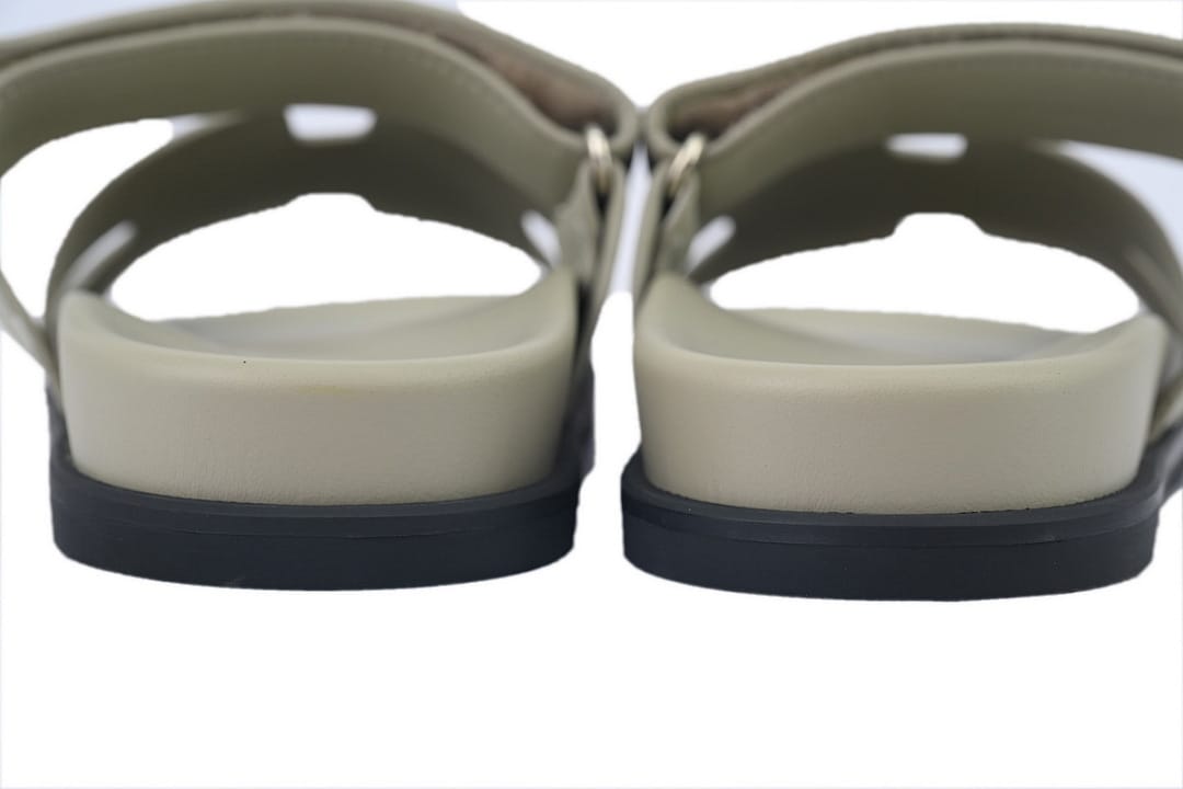 Hermes Slipper Strap Slippers Khaki (Colorway 2)