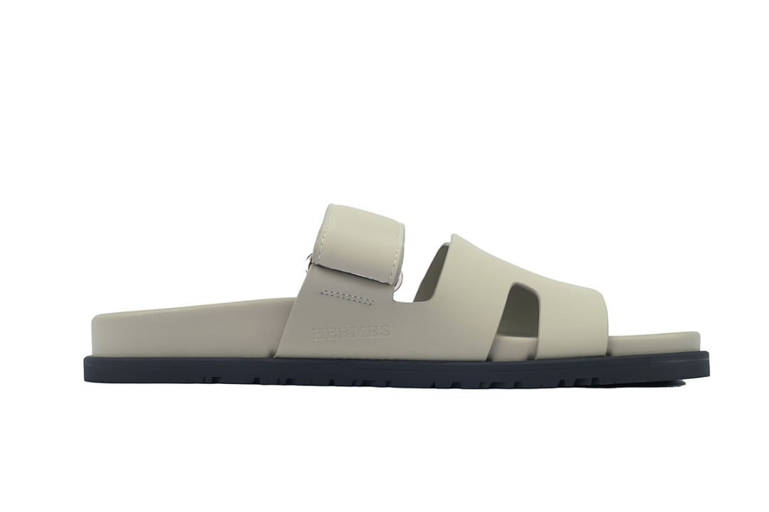 Hermes Slipper Strap Slippers Khaki (Colorway 2)