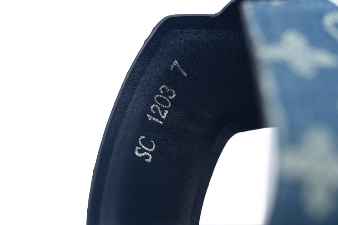 Louis Vuitton LV Slipper Strap Slippers Oasis Blue Cloth