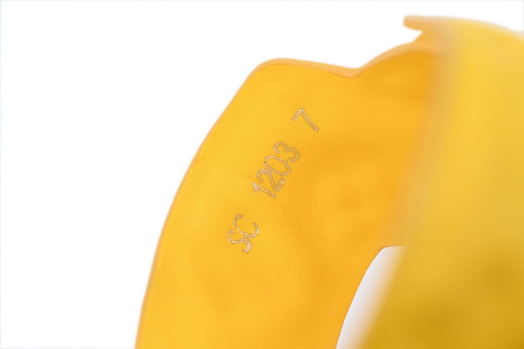 Louis Vuitton LV Slipper Strap Slippers Oasis Yellow Embossing