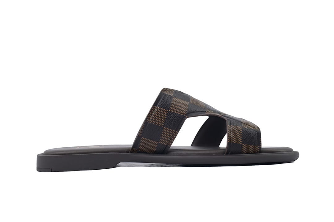 Louis Vuitton LV Slipper Strap Slippers Oasis Classic Plaid