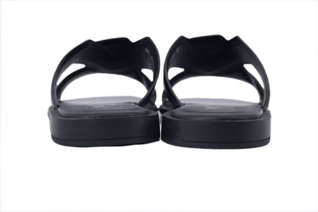 Louis Vuitton LV Slipper Strap Slippers Oasis Black Presbyopia