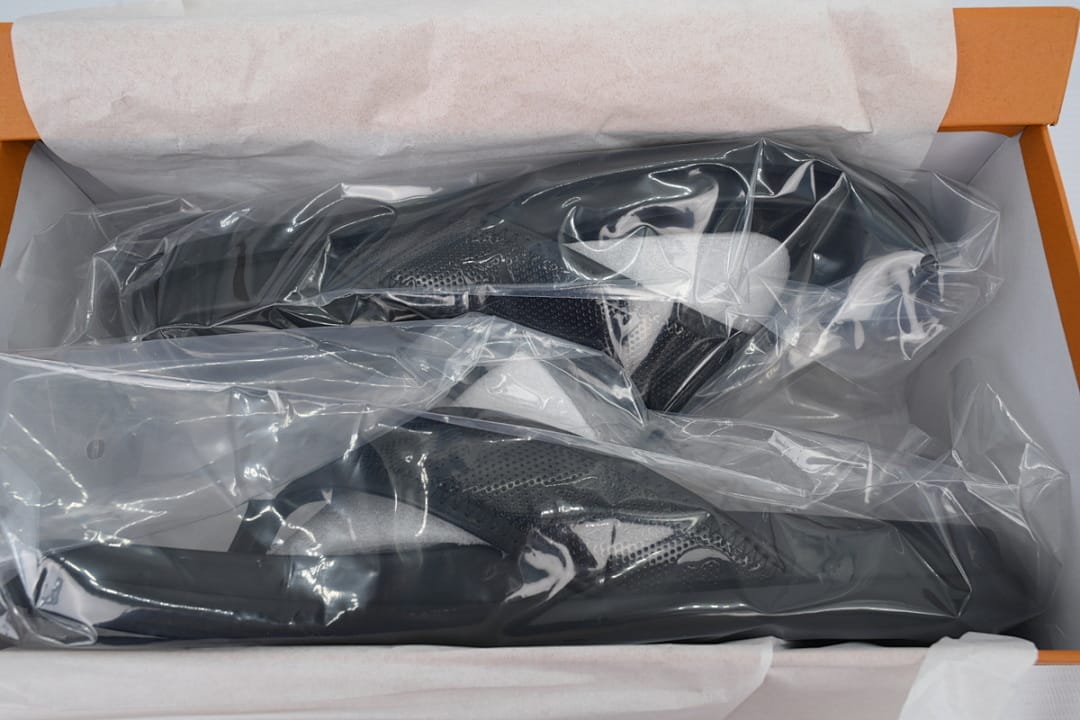 Louis Vuitton LV Slipper Flip Flops Black Skin