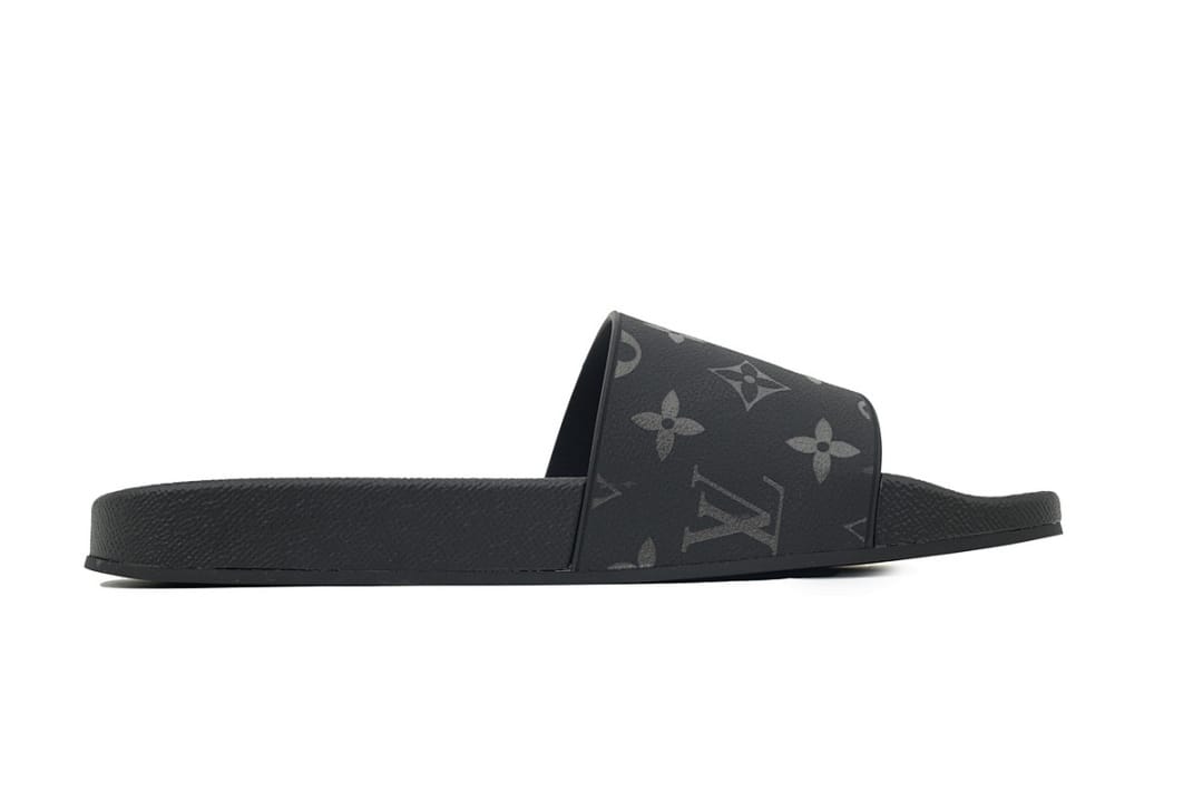 Louis Vuitton LV Slipper Strap Slippers Waterfront Black