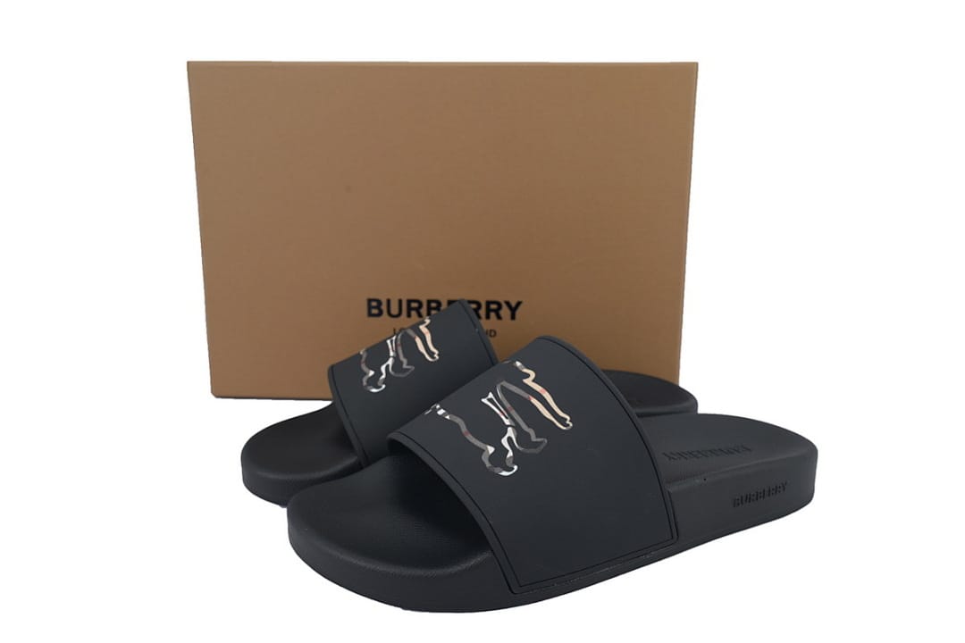Burberry Slipper Strap Slippers Black (Colorway 2)