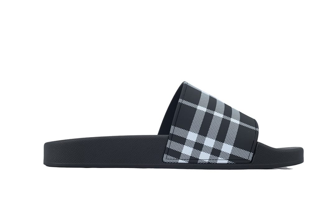 Burberry Slipper Strap Slippers Black