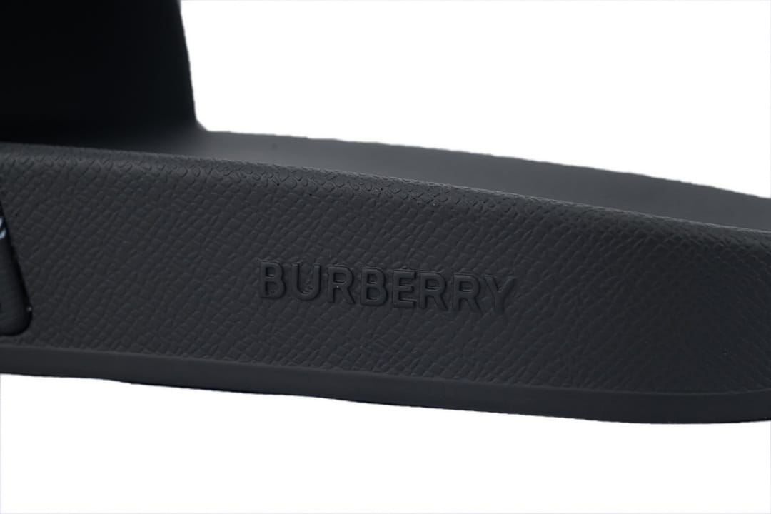 Burberry Slipper Strap Slippers Black