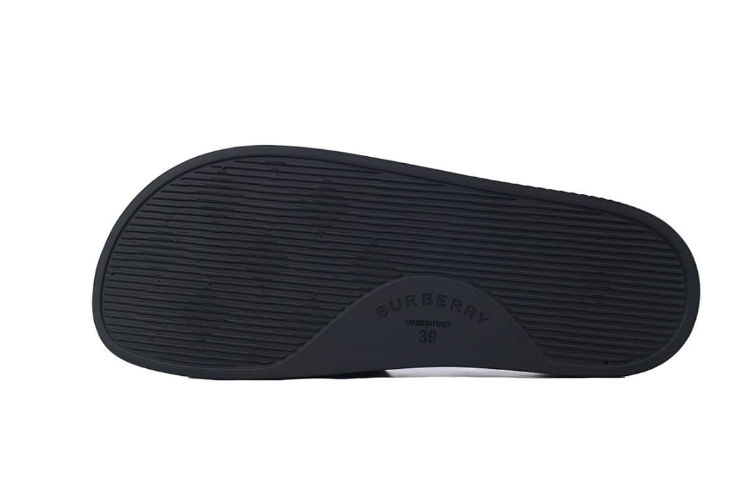Burberry Slipper Strap Slippers Khaki