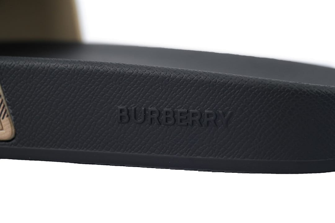 Burberry Slipper Strap Slippers Khaki