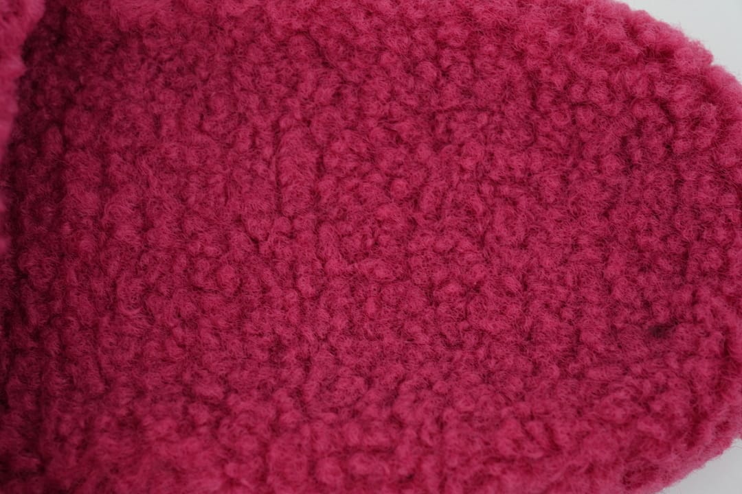 Balenciaga Wool Strap Slippers Bright Red