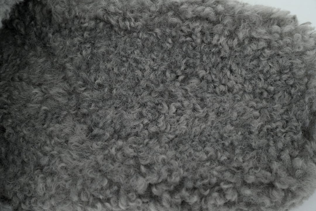 Balenciaga Wool Strap Slippers Bright Grey