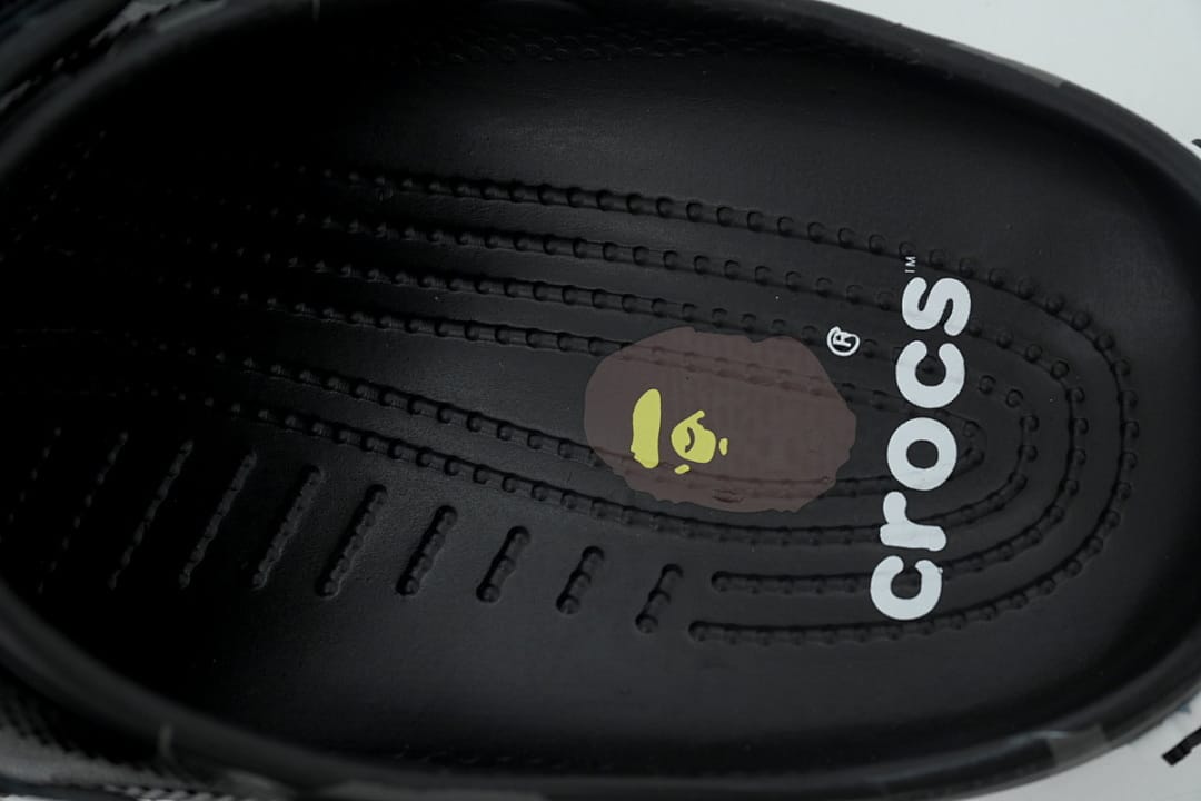 Crocs Clogs Classic Clog BAPE x 'ABC Camo - Black'