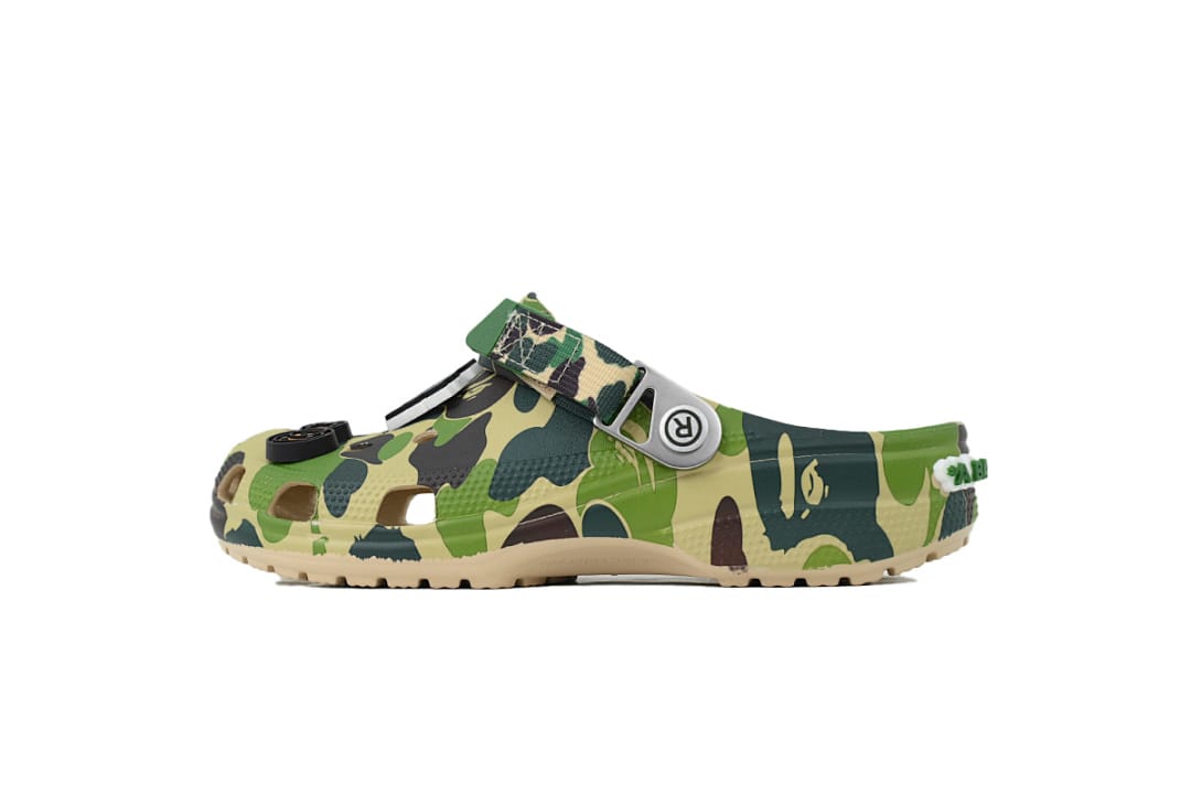 Crocs Clogs Classic Clog BAPE x 'ABC Camo - green'