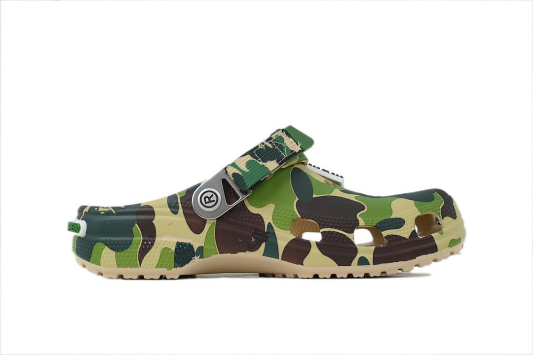 Crocs Clogs Classic Clog BAPE x 'ABC Camo - green'