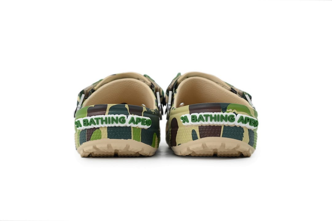 Crocs Clogs Classic Clog BAPE x 'ABC Camo - green'