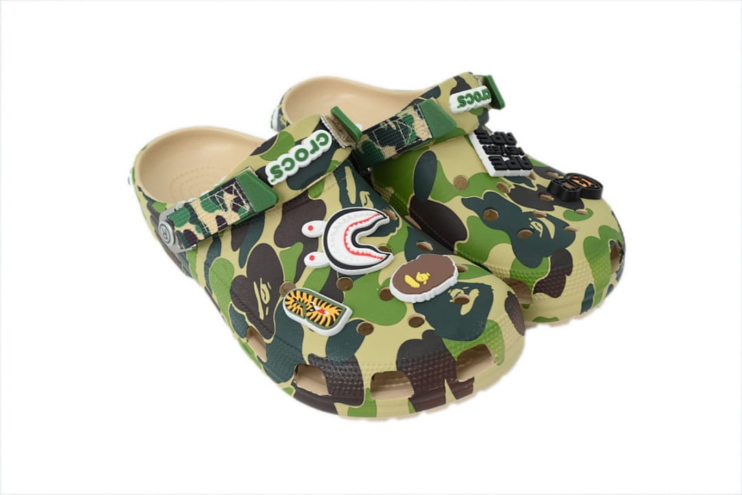 Crocs Clogs Classic Clog BAPE x 'ABC Camo - green'