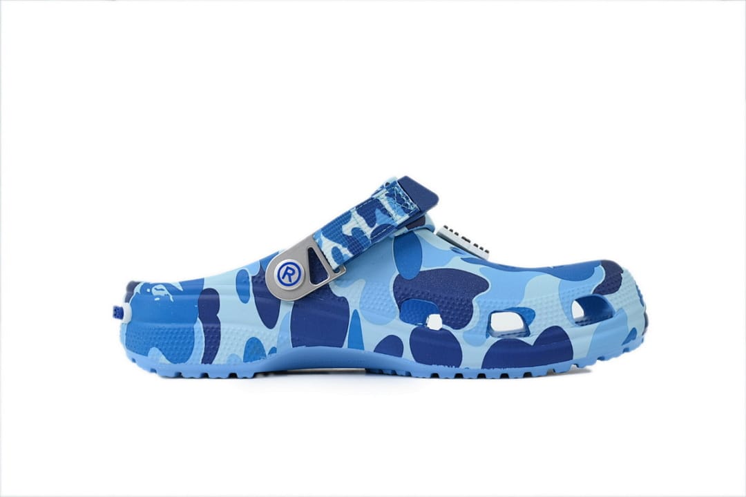 Crocs Clogs Classic Clog BAPE x 'ABC Camo - blue'