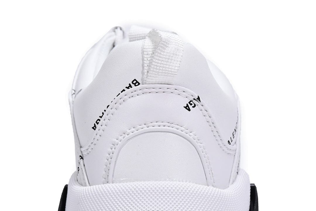 Balenciaga Triple S Letter White Rose Red