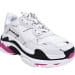 Balenciaga Triple S Letter White Rose Red