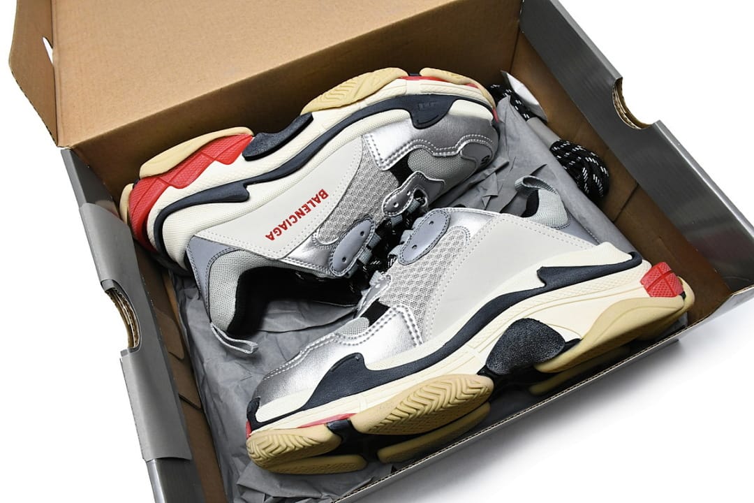 Balenciaga Triple S Grey Silver Black
