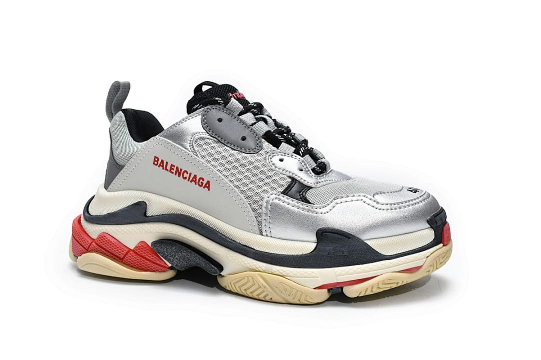 Balenciaga Triple S Grey Silver Black