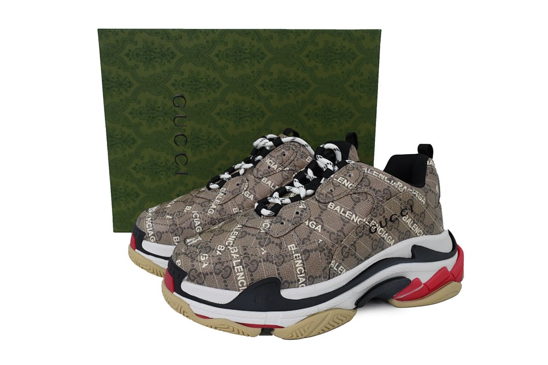 Gucci x Balenciaga Triple S Black Red