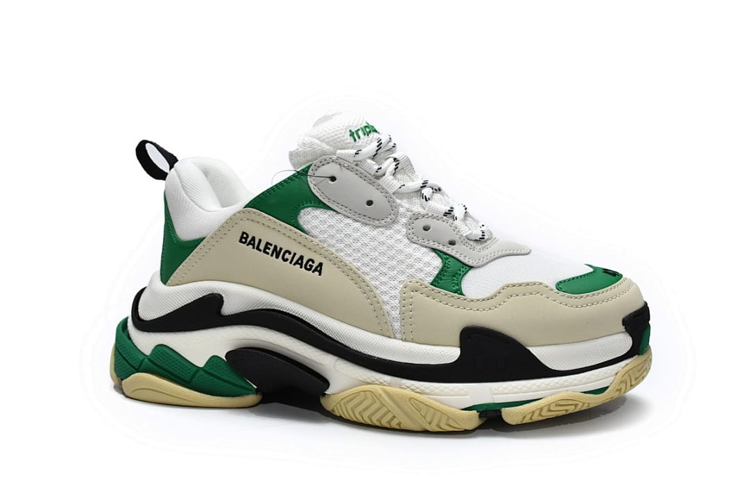 Balenciaga Triple S White Green