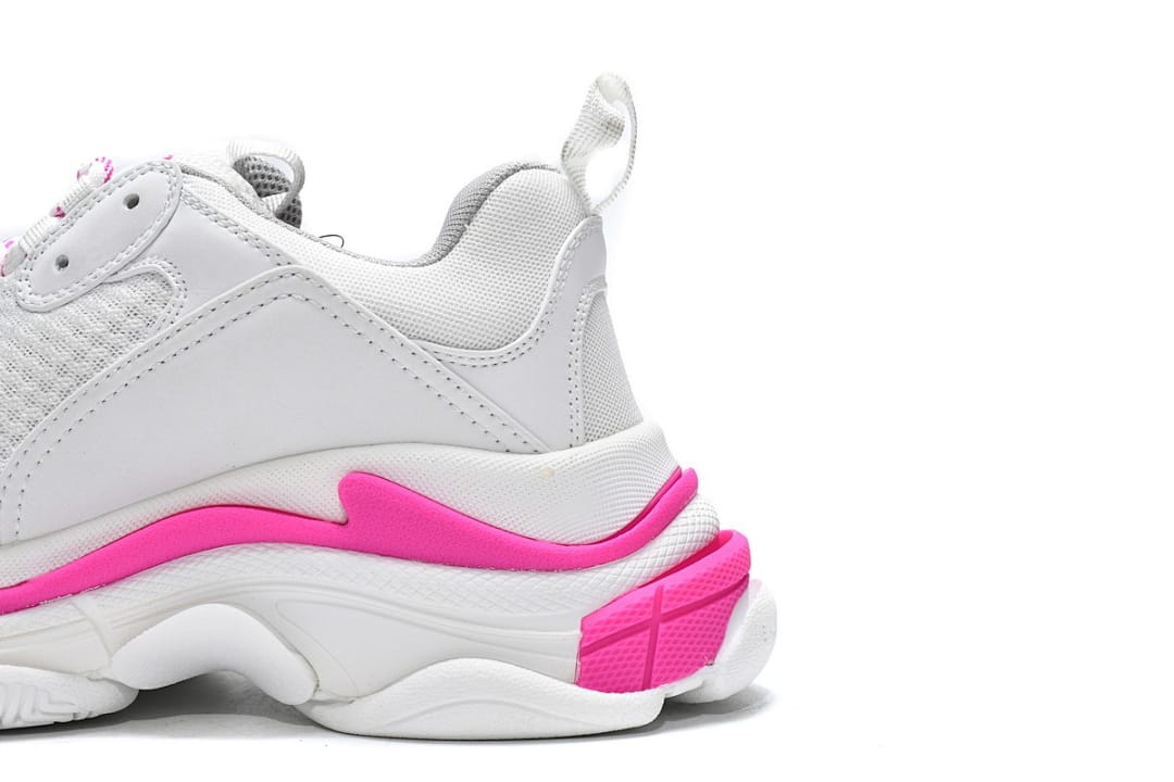 Balenciaga Triple S White Peach Red