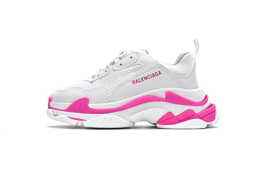 Balenciaga Triple S White Peach Red
