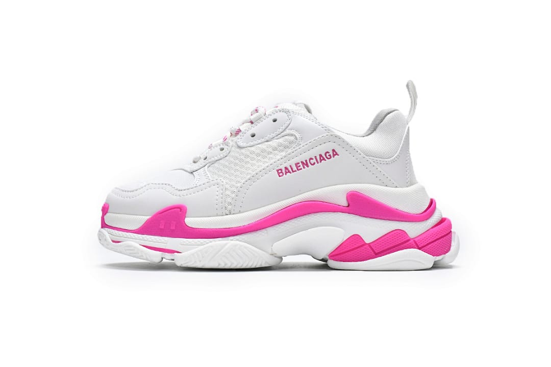 Balenciaga Triple S White Peach Red
