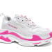 Balenciaga Triple S White Peach Red