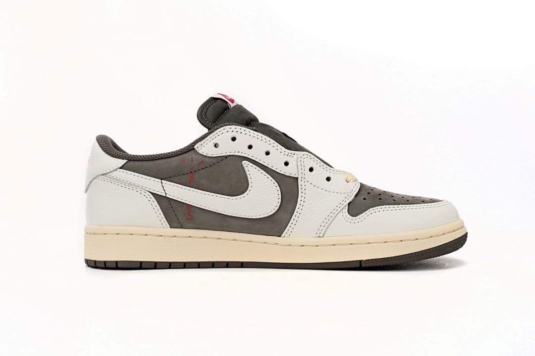 Air Jordan 1 Low White Brown Barb (Colorway 5)