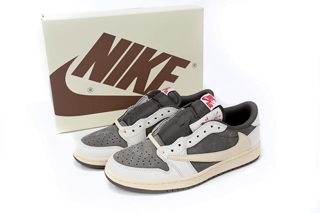 Air Jordan 1 Low White Brown Barb (Colorway 5)