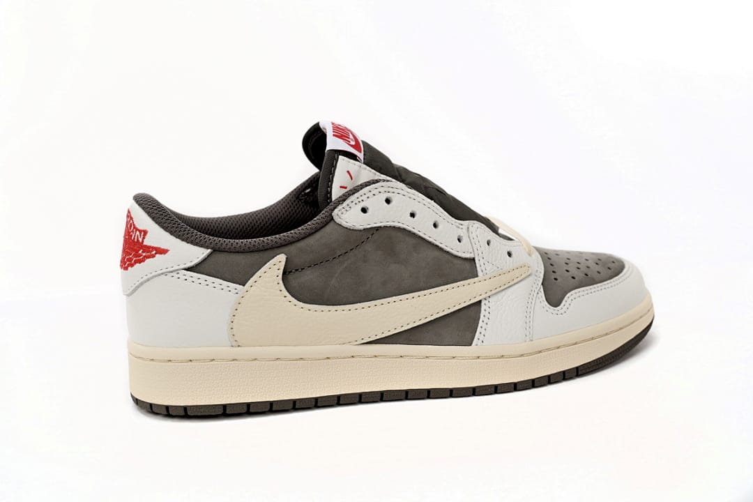 Air Jordan 1 Low White Brown Barb (Colorway 5)