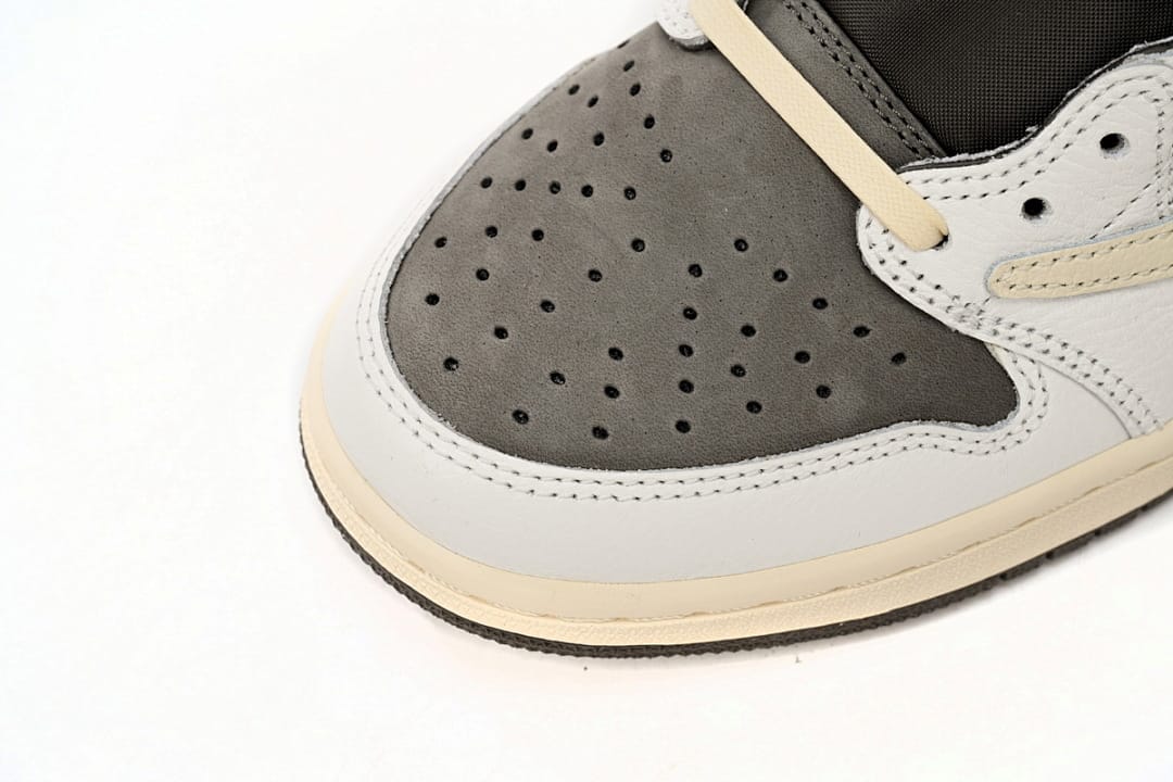 Air Jordan 1 Low White Brown Barb (Colorway 5)