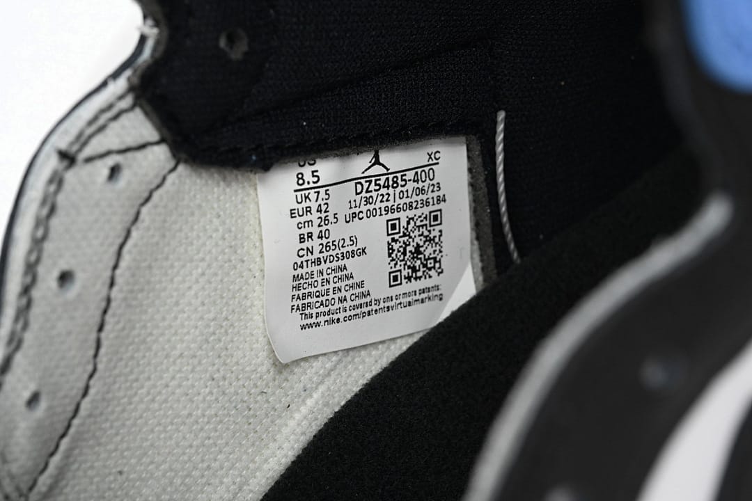Air Jordan 1 High OG UNC Toe (Colorway 3)