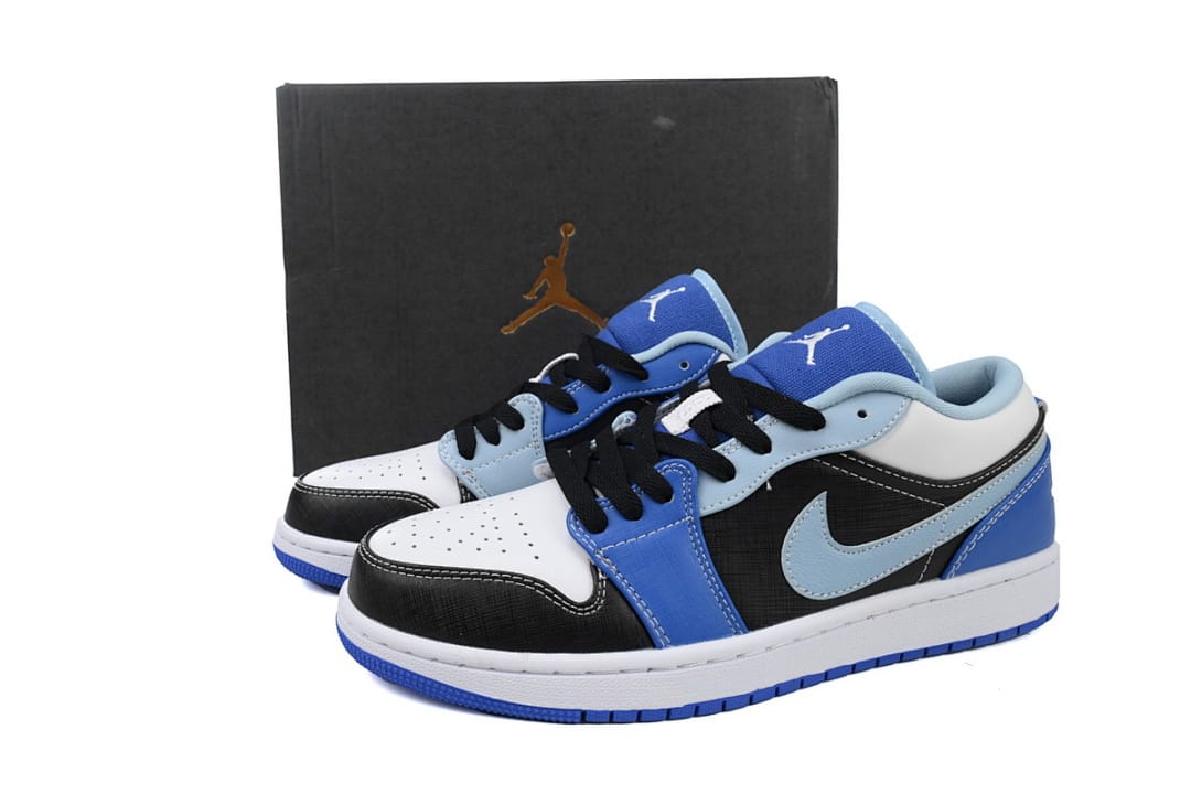 Air Jordan 1 Low White Blue Black
