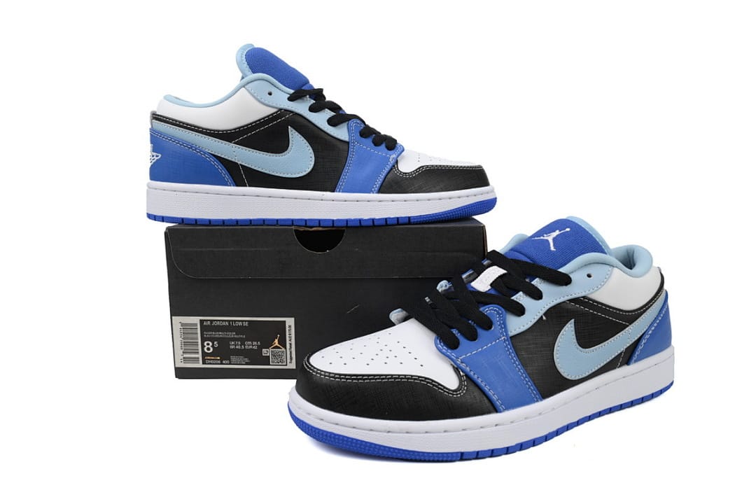 Air Jordan 1 Low White Blue Black