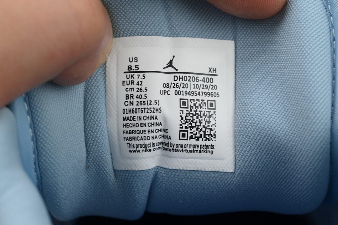 Air Jordan 1 Low White Blue Black