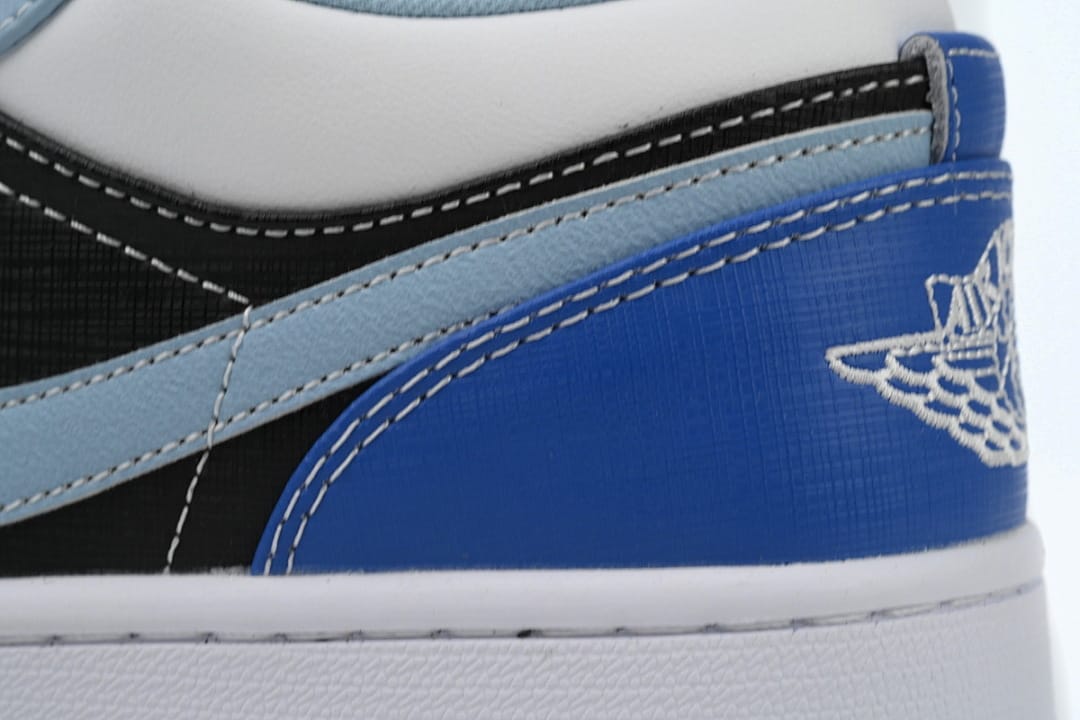 Air Jordan 1 Low White Blue Black