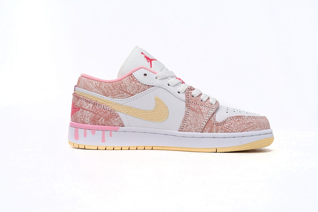 Air Jordan 1 Low SE GS Paint Drip